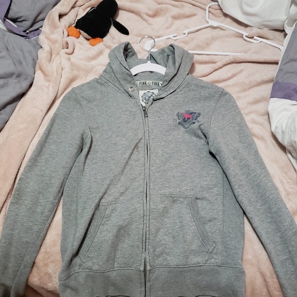 Pink hoodie